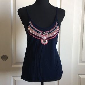 Rock And Roll Cowgirl Embellished Tank